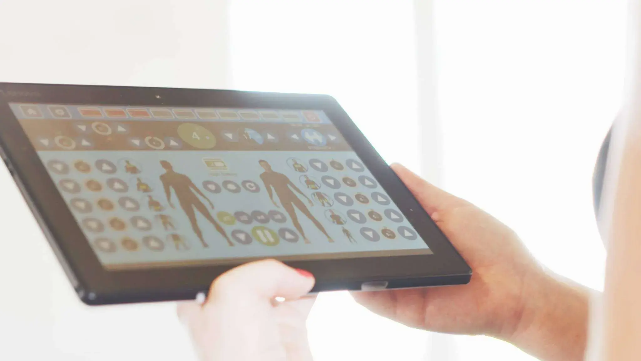 Interface i-motion : contrôle de l'intensité EMS en temps réel